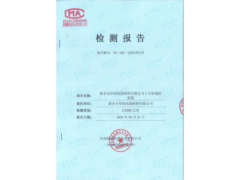 2025年第 一季度比对报告